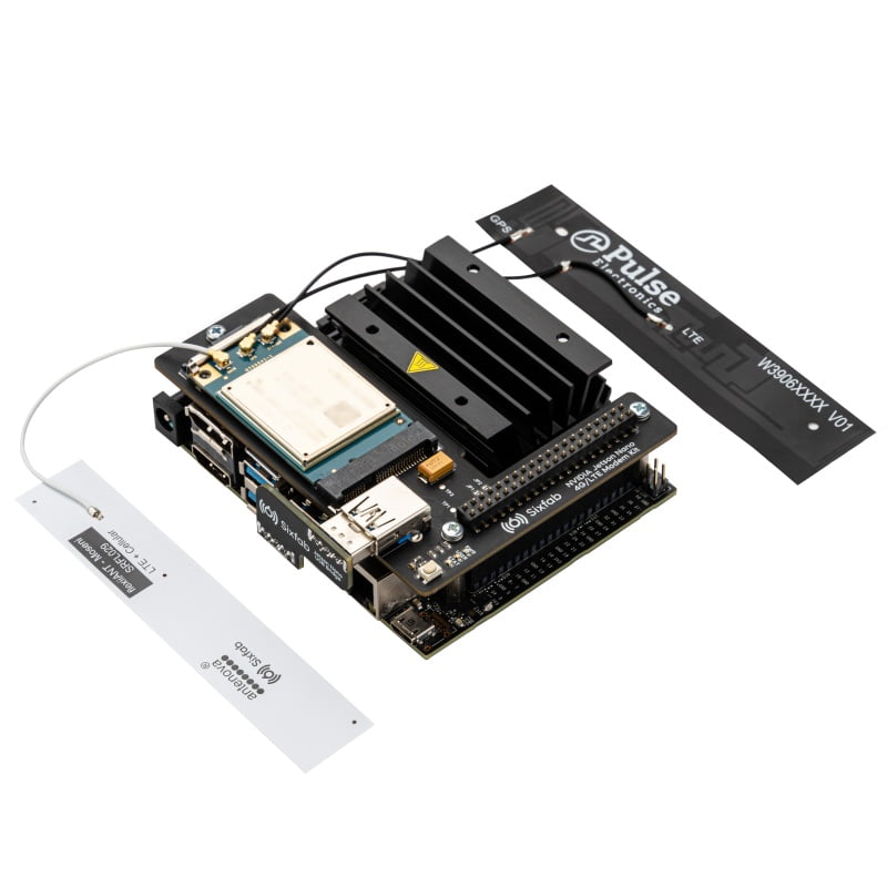 Sixfab Jetson Nano Base HAT with Quectel EG25-G Mini PCIe LTE Cat 4 modem and USB 2.0 Bridge Connector