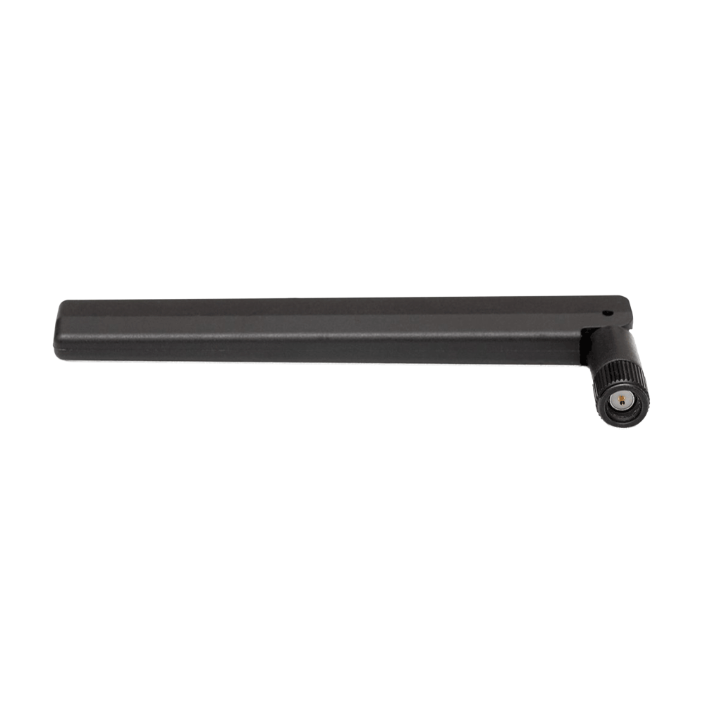 5G/LTE omni-directional antenna lying flat, side view