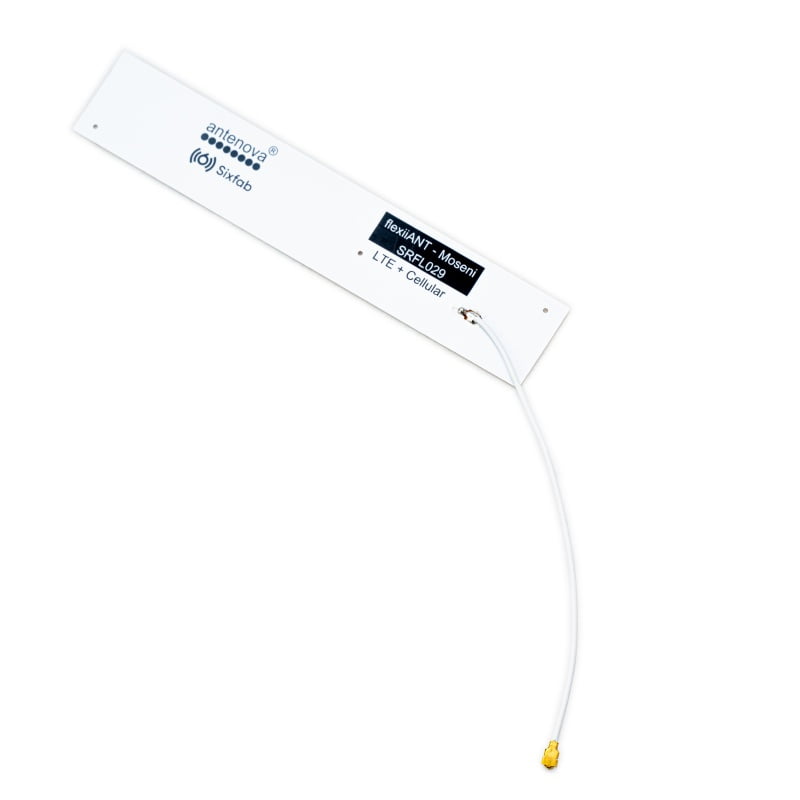 LTE Full-Band PCB Antenna u.FL Plug 100mm (Sixfab S77), internal FPC cellular antenna with u.FL pigtail and 3M self-adhesive backing